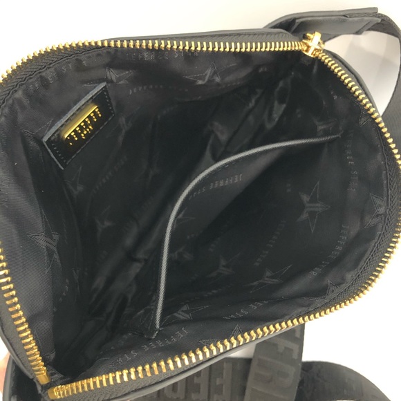 Jeffree Star Crossbody or Waist Black and Gold Bag - Picture 6 of 12